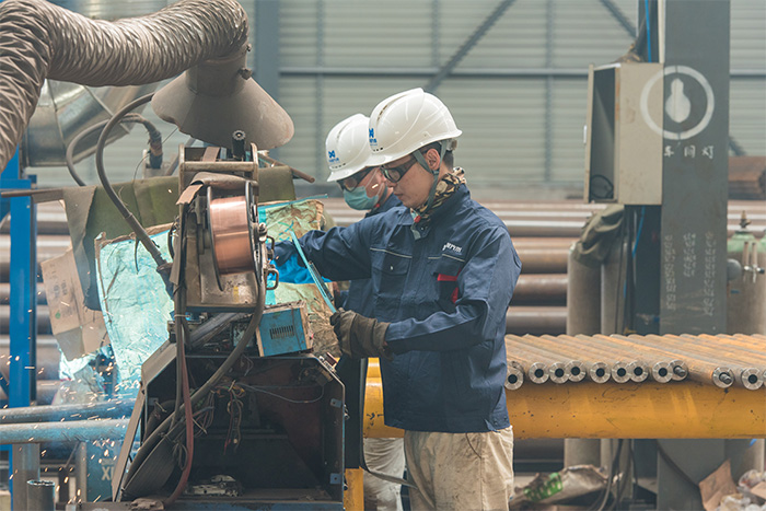 宣威网架自动化焊接